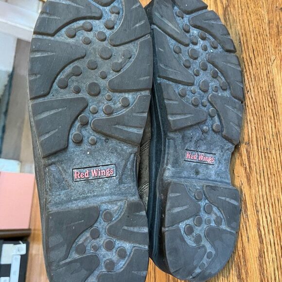 Red Wing 2240 Gray Brown King Steel Toe Waterproof Safety Boots   Mens Size 8.5 - Picture 5 of 6